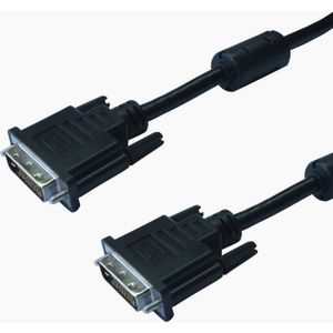Lineaire VHD10D C/âble DVI-D m/âle 2 m Noir
