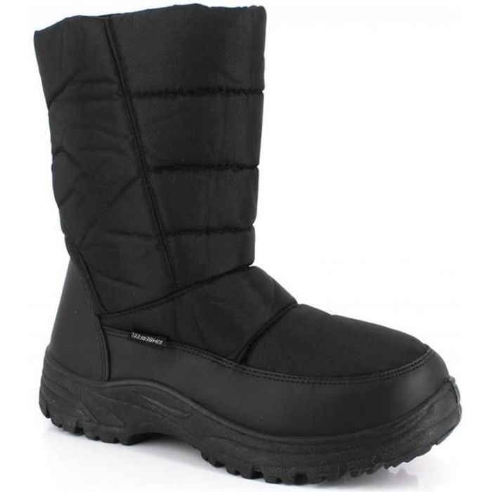 Botte de neige homme Kimberfeel David - Noir - Haute - Zip