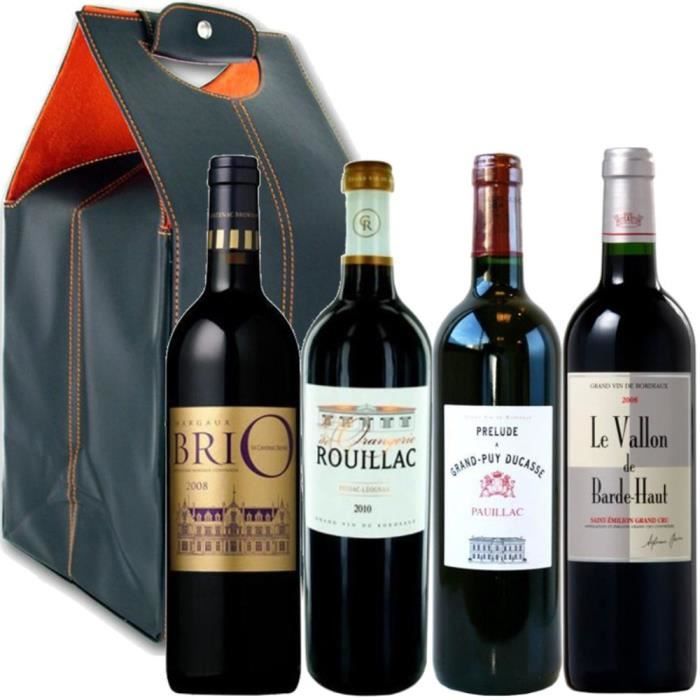 Sac à vin en cuir