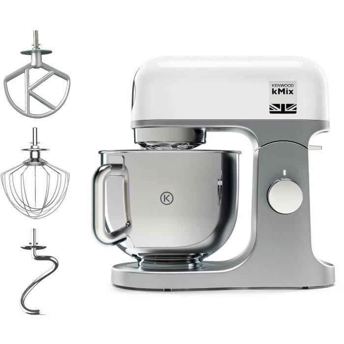 Robot pâtissier kMix KENWOOD KMX750WH - Blanc - 1000 W - Bol acier inoxydable 5 L