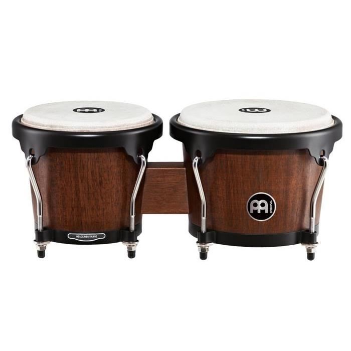 XDrum Bongo Pro Tobacco Sunburst Avec Pied - Set Bongos Professionnels