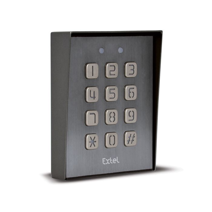 Clavier de codage filaire pour motorisation KLAVY 3 EXTEL En saillie Touches rétroéclairées - vue 3