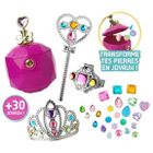 JEUX 2 MOMES Coffret Bijoux Magiques de Princesse - Jewel Secrets - Transforme des pierres en joyaux pour créer des bijoux