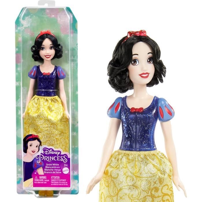 Blanche-Neige Poupée 29 cm Mattel Poupée Disney Princesses habillage accessoires HLW08
