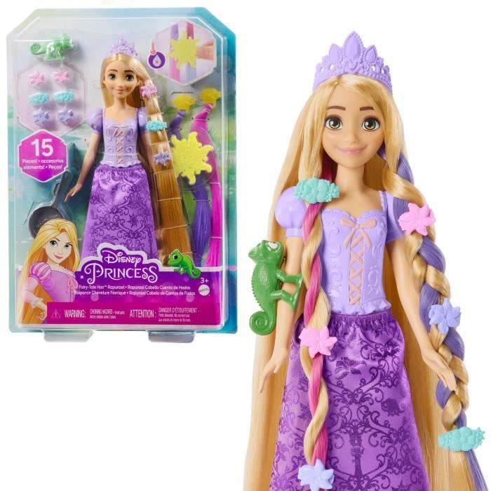 Princesse Disney - Raiponce Chevelure Fabuleuse - Poupées Mannequins - 3 Ans Et +