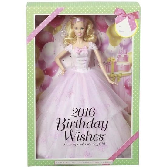 Barbie Barbie Joyeux Anniversaire Cdiscount Jeux Jouets