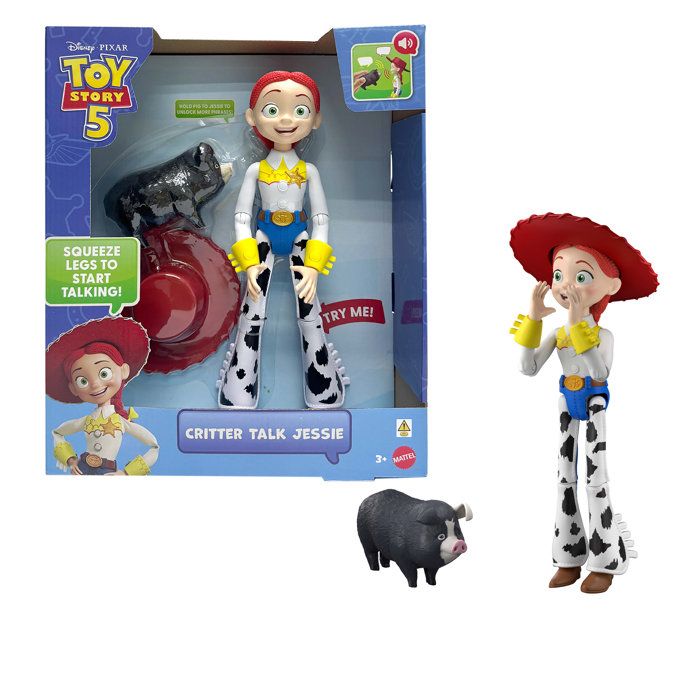 Mattel Disney · Pixar Figurine Jessie la Bavarde de 'Ouest avec Jimmy Dean