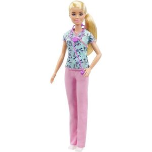 POUPÉE Poupée Mannequin Barbie Infirmière - Marque BARBIE - Dès 3 ans - Accessoires à thème