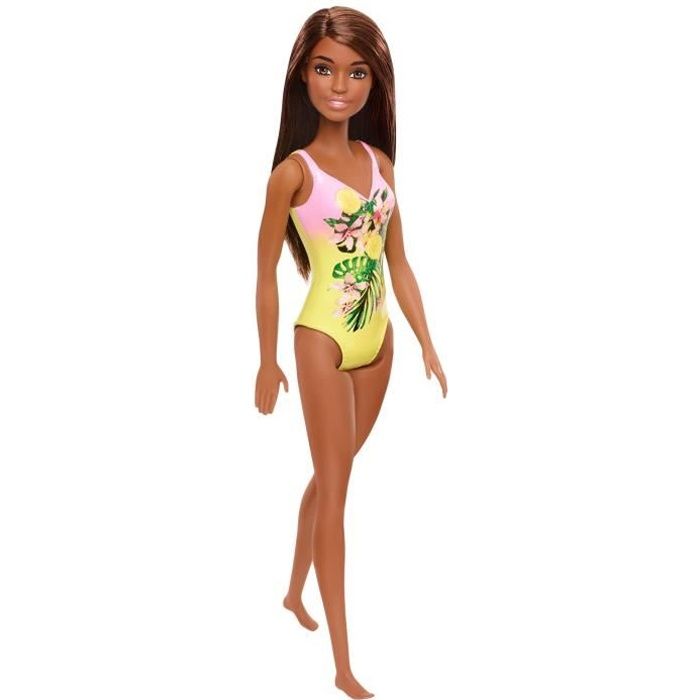 49* . LOT VETEMENTS HABITS POUPEE BARBIE maillot de bain sirène plage  raquette