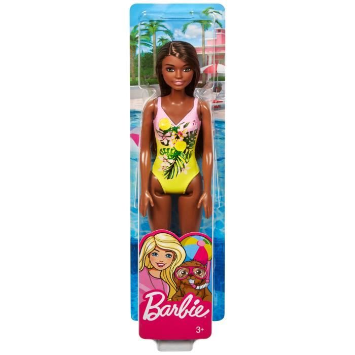 BARBIE Plage maillot de bain tropical - Cdiscount Jeux - Jouets