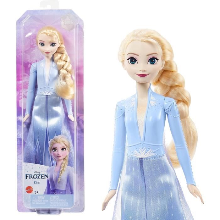 Poupée Disney Frozen La Reine des Neiges 2 Elsa chantante en tenue