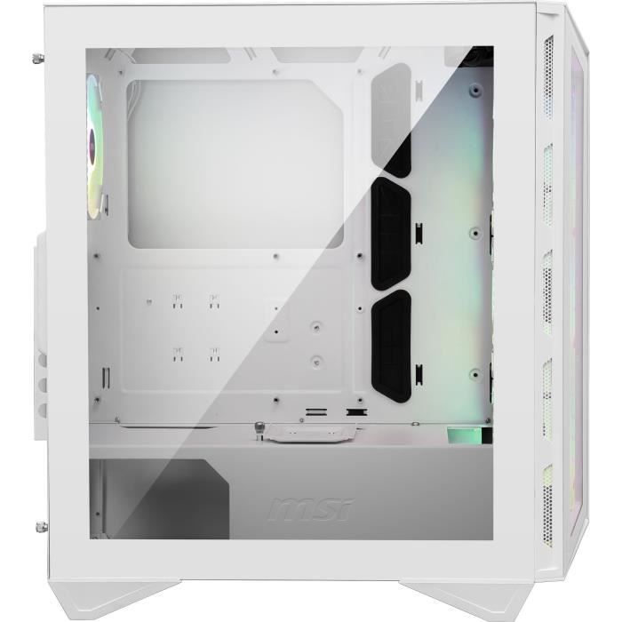 Boîtier PC - MSI - MPG GUNGNIR 110R WHITE - Blanc ( 306-7G10W21-W57 ) -  Cdiscount Informatique
