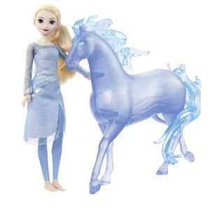 POUPÉE Poupée Elsa et Nokk de La Reine des Neiges Disney Princess - Figurines articulées pour enfant de 3 ans et plus