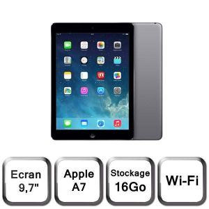 Apple iPad Air 16Go Wi-Fi Gris Sidéral Apple iPad Air 16Go Wi-Fi Gris Sidéral