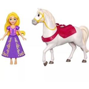 FIGURINE - PERSONNAGE Mini poupée Raiponce et Maximus Disney Princess - 3 ans et +