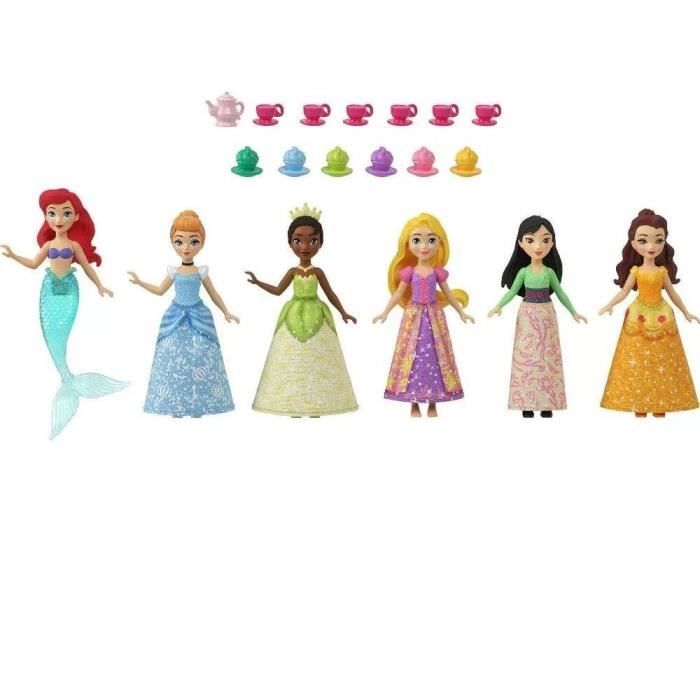 Coffret 7 poupées mannequins DISNEY PRINCESSES : le coffret à Prix