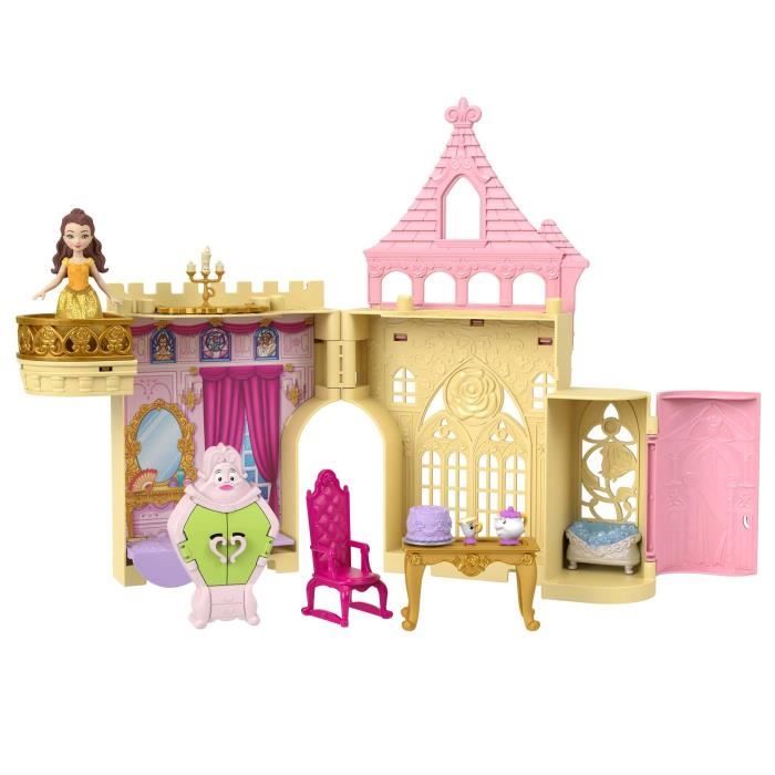 Princesse Disney - Coffret Histoire Chateau De Belle - Mini Univers - 3 Ans Et +