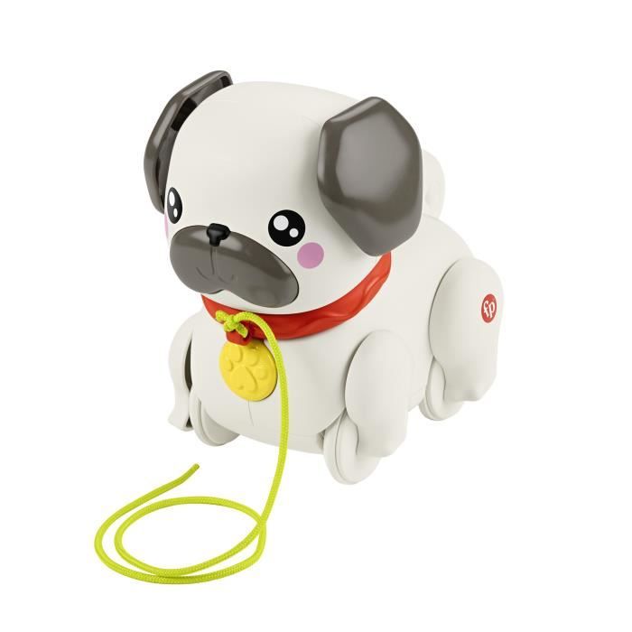 Fisher-Price Mon Carlin à promener - Jouet à tirer pour bébé - dès 12 mois - HTW94