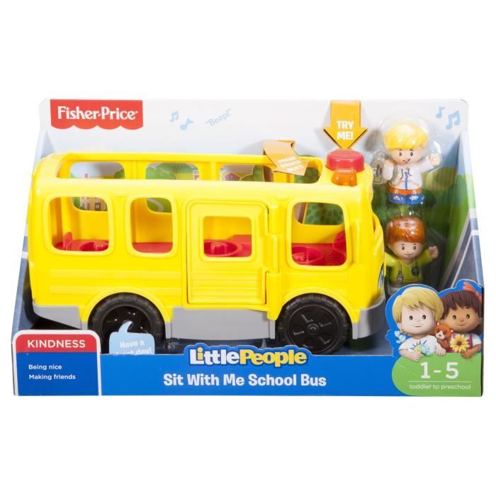 Little People Le bus scolaire Fisher Price : King Jouet, Activités d'éveil  Fisher Price - Jeux d'éveil