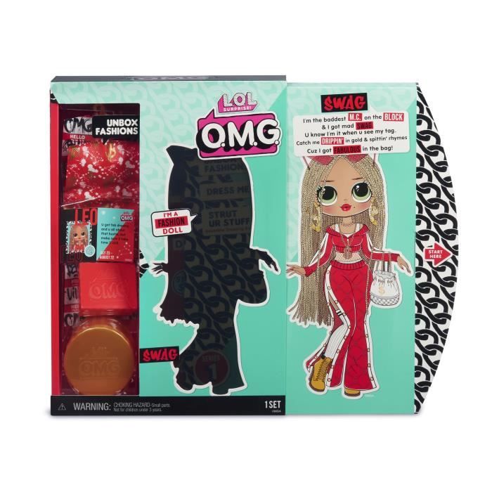 L.O.L Grande Poup e OMG LOL Swag Oh My God 1 poup e 27 cm et