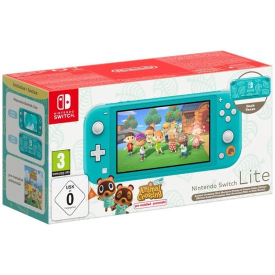 Console portable Nintendo Switch Lite • Édition Limitée Méli & Mélo Hawaï + Animal  Crossing: New Horizons (Pré-installé) - Cdiscount Jeux vidéo