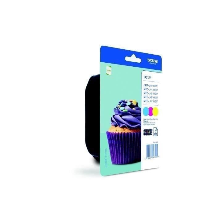 Brother LC123RBWBP Cartouche dencre Couleurs