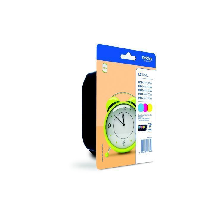 BROTHER LC 125XL Pack de 3 Couleurs - vue 3