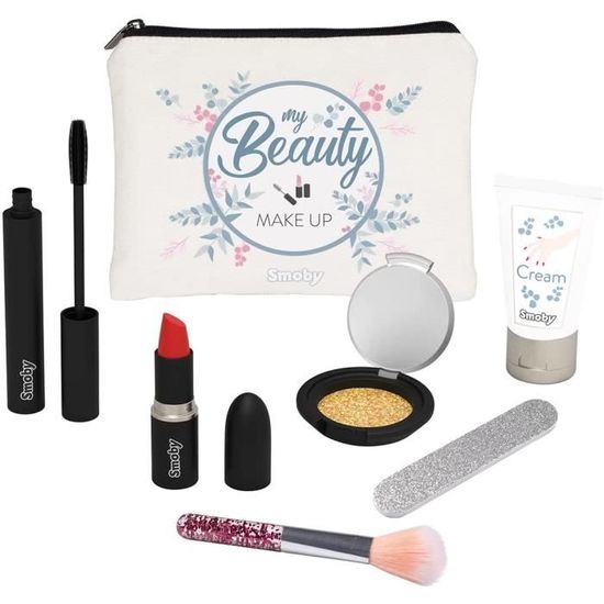 Set de maquillage - Smoby - My Beauty Make Up Set - Trousse Maquillage - 6 Accessoires Factices Inclus