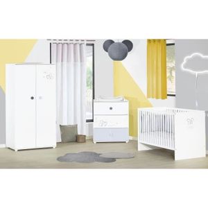 Pia Chambre Bebe Complete Lit 70 140cm Armoire Commode