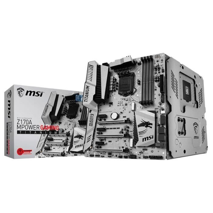 MSI Carte mère Z170A MPOWER GAMING TITANIUM Port LGA1151 - Msi