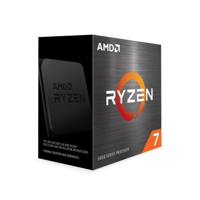 Processeur AMD RYZEN 7 5800X - AM4 - 4,70 GHz - 8 cœurs