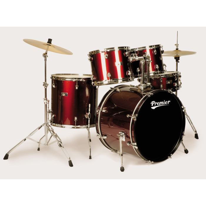 PREMIER Batterie OLYMPIC 5 fûts 22 red - Cdiscount Instruments de musique,  batterie musique adulte 