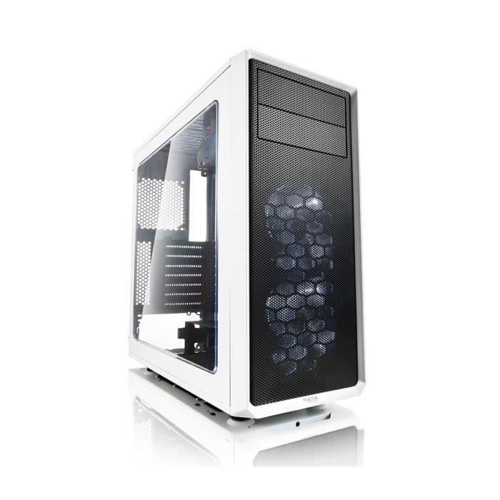FRACTAL DESIGN BOITIER PC Focus G Moyen Tour Verre trempé Format ATX FD CA FOCUS BK W - vue 2