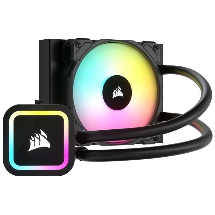 CORSAIR – H60x ELITE – Kit de Watercooling tout-en-un – Radiateur 120mm – Noir – (CW-9060064-WW2)