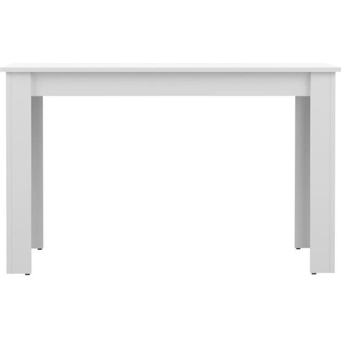 table à manger nice -rectangulaire_blanc  -  style contemporain 4 personnes-l 110 x p 70 x h 73 cm-symbiosis