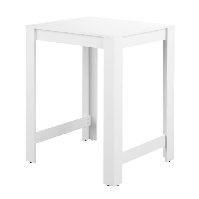 Curry Table Bar De 2 A 4 Personnes Style Contemporain Melamine