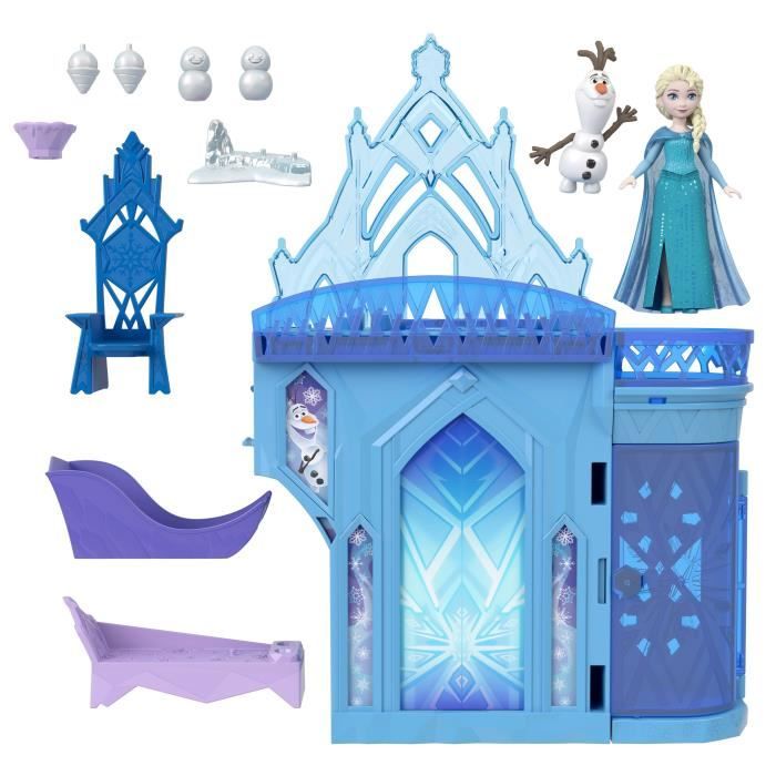 Château / Palais De La Reine Des Neiges - Disney - Jouet D'occasion