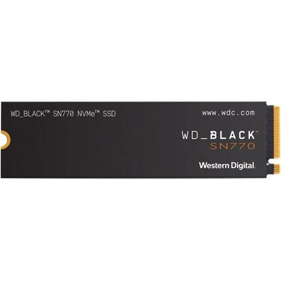 Disque SSD Interne - SN770 NVMe - WD_BLACK - 2 To - M.2 2280 - WDS200T3X0E