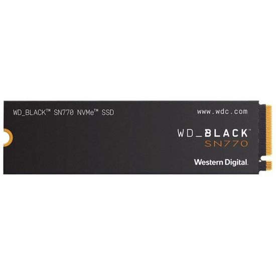 Disque SSD Interne - SN770 NVMe - WD_BLACK - 250 Go - M.2 2280 - WDS250G3X0E