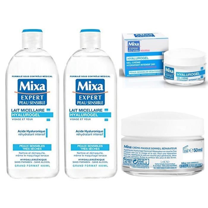 Mixa Hyalurogel GelCrème Hydratant + CrèmeMasque