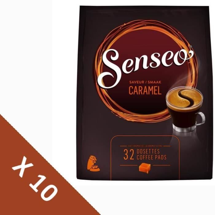Lot de 10] SENSEO Café saveur Caramel - 32 dosettes - 222 g - Cdiscount Au  quotidien
