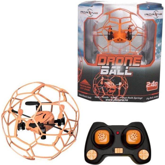 Drone Ball X10A IRDRONE Vole roule et rebondit Cage de