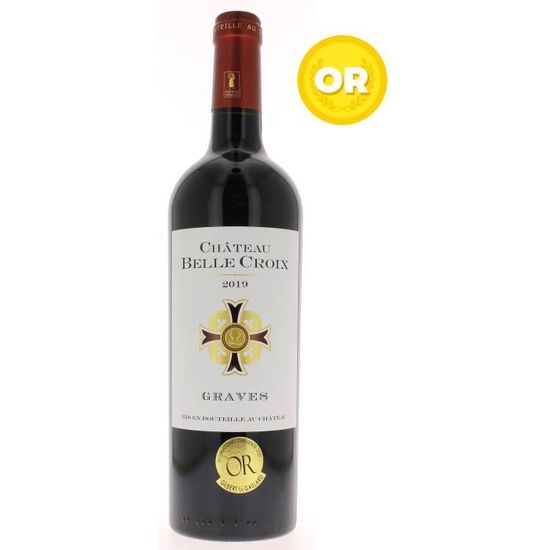 Château Belle Croix 2019 Graves Vin rouge de Bordeaux La cave Cdiscount