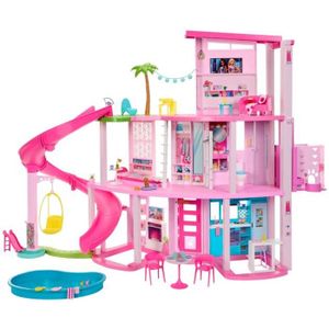 MAISON POUPÉE Barbie - Coffret Barbie Maison de Rêve - Maison de poupée - 3 ans et + - BARBIE - HMX10