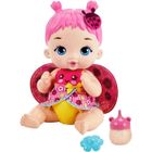 MATTEL Poupée Bébé Coccinelle Boit & Pipi Rose - My Garden Baby - 30cm - Pour Enfant de 3 Ans et Plus