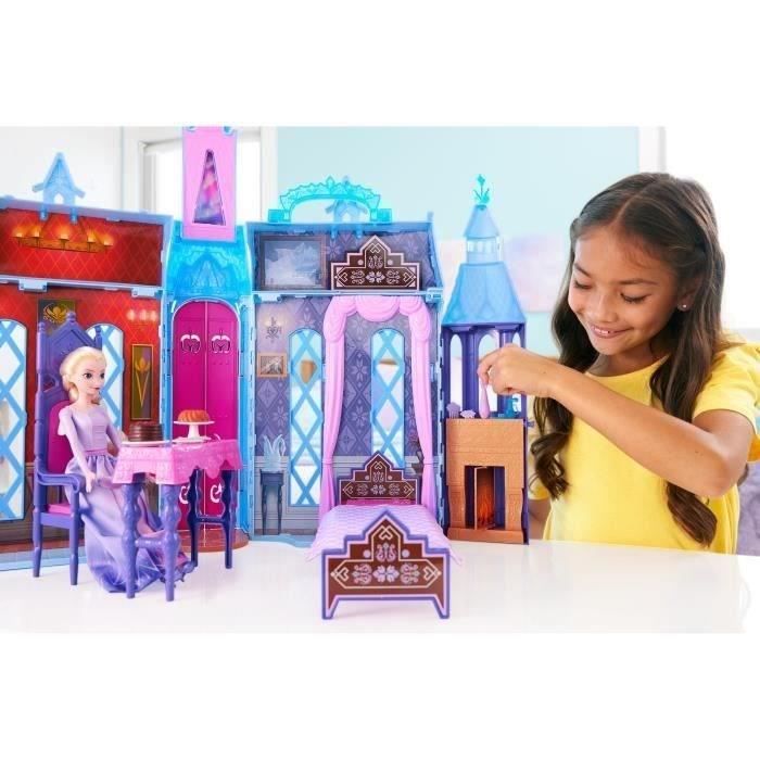 ② Barbie château magique / maison pliable transportable — Jouets