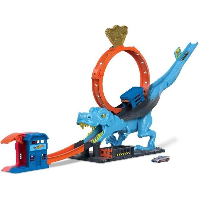 Hot Wheels Coffret Piste De Course Sprint Formule 1 Avec 3 Voitures McLaren, Alpine & VCARB 1/64 - Sensations De Course Ultimes !