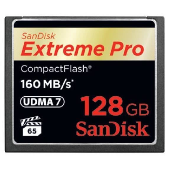 Carte mémoire flash - SANDISK - Extreme Pro Cf 160Mb/S 128Gb