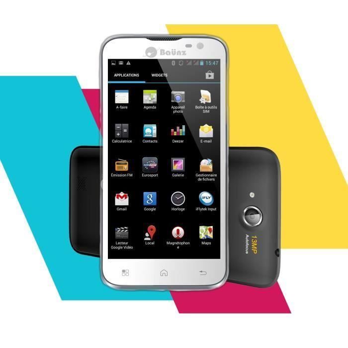 Destockage BAUNZ T90 Blanc smartphone au meilleur prix Cdiscount
