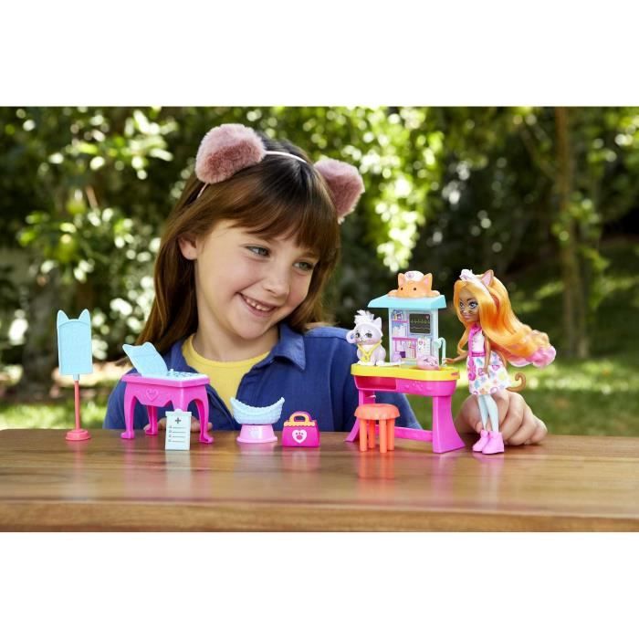 Enchantimals Filia Finch – Poupée 15 Cm + Tropic Et 2 Oiseaux, Dès 4 Ans !